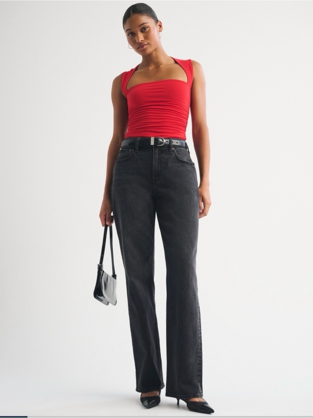 Curve Love High Rise 90s Relaxed Jeans - Picture 7 of 8
